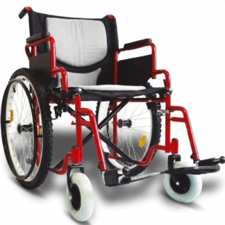 SILLA DE RUEDAS TT19 AZUL/ROJA  ABAT/RE