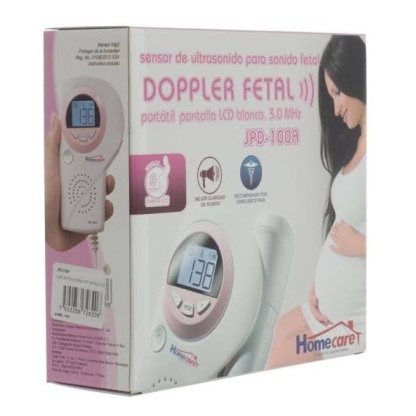 DOPPLER FETAL PORTATIL CON PANTALLA LCD BLANCA 3.0 MHZ. MOD. 100A