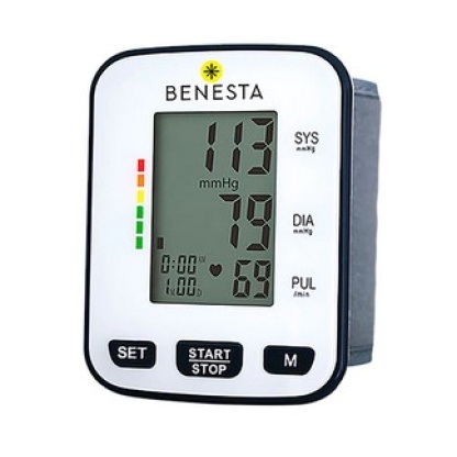 BAUMANOMETRO DIG BENESTA P/MUÑECA MEMORIA 1X120 (HSE-BP-201M).