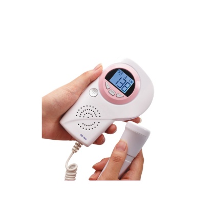 DOPPLER FETAL PORTATIL CON PANTALLA LCD BLANCA 3.0 MHZ. MOD. 100A