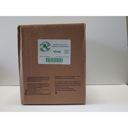 JERINGA DL 10 ml 21Gx32mm (CAJA CON 100 JERINGAS)