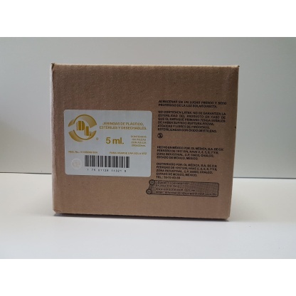 JERINGA DL 5 ml 20Gx32mm (CAJA CON 100 JERINGAS)