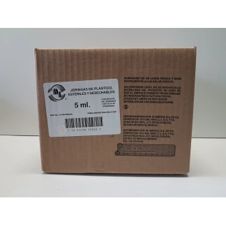 JERINGA DL 5 ml 22Gx32mm (CAJA CON 100 JERINGAS)