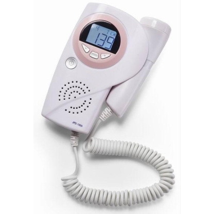 DOPPLER FETAL PORTATIL CON PANTALLA LCD BLANCA 3.0 MHZ. MOD. 100A