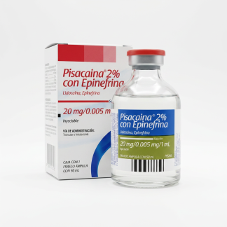 PISACAINA CON EPINEFRINA 2% 20/0.005MG SOLFA 50ML