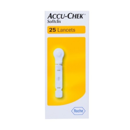 ACCU-CHEK SOFTCLIX LANCETAS 25