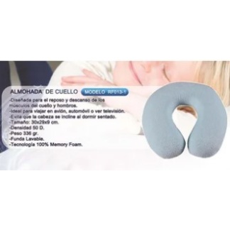 ALMOHADA DE CUELLO MEMORY FOAM MOD-RF13-