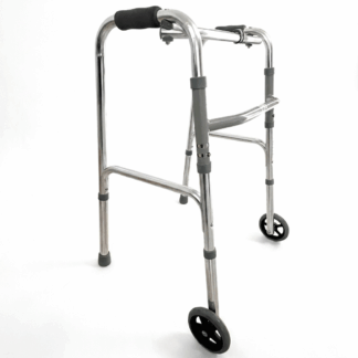ANDADERA DE ALUMINIO 2 EN 1 CON LLANTA