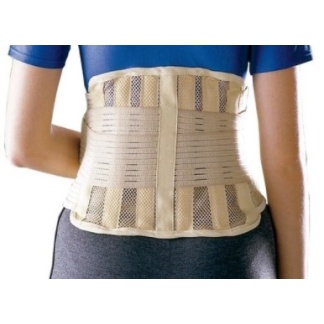 FAJA SACRO LUMBAR CON VARILLAS FLEXIBLES
