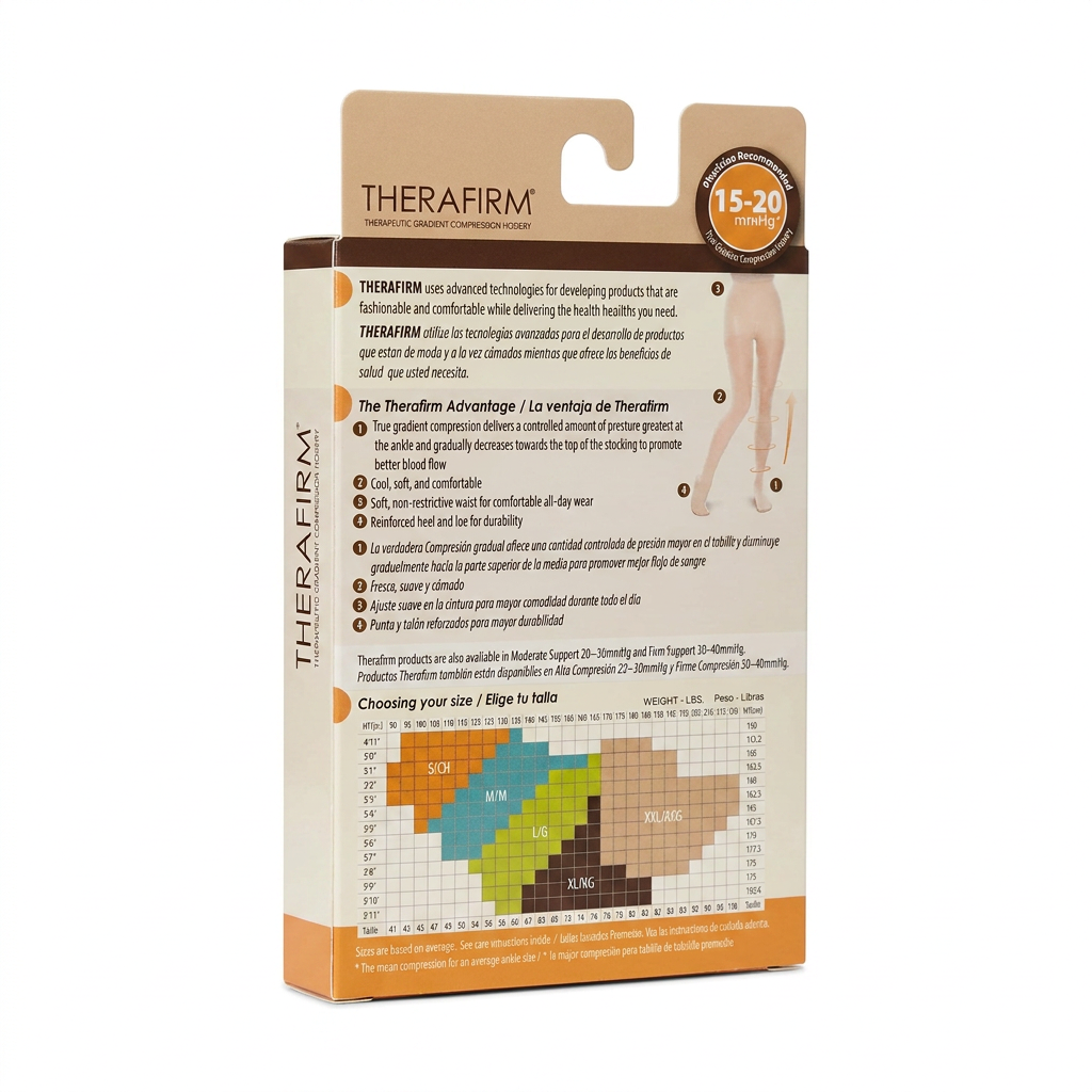 PANTIMEDIA THERAFIRM MEDIANA COMP 15-20MMHG CHICA PIEL TH68080 - Image 3
