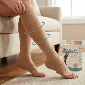 TOBIMEDIA THERAFIRM ALTA COMP 20-30 MMHG PUNTA DESNUDA CHICA PIEL TH79320