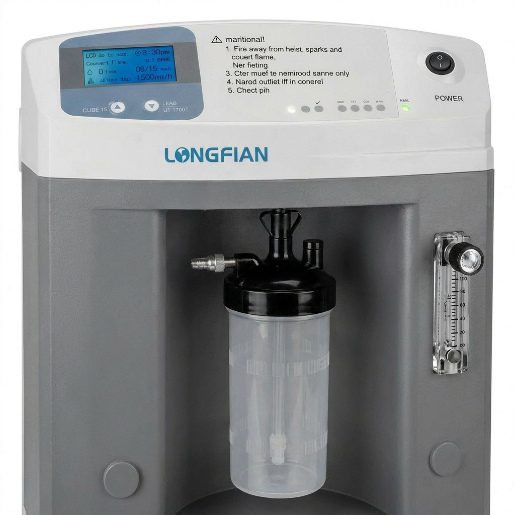 CONCENTRADOR DE OXIGENO JAY5 LONGFIAN FLUJO SENCILLO - Image 2