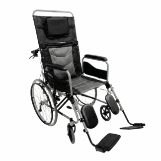 SILLA DE RUEDAS RECLINABLE CON COMODO Y ELEVAPIERNAS SC-380