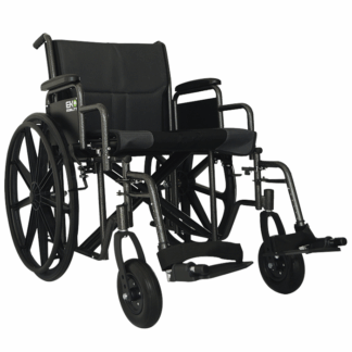 SILLA DE RUEDAS 20 NEGRA SOBREPESO REM/REV MAG SOL 8X2 (WX20BSVDDMSA)